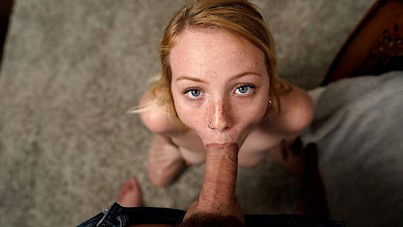Blowjob Bonus By My New Freckled Stepdaughter – Dixie Lynn
